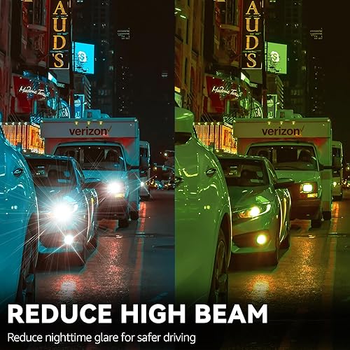 Miniatura 5 de SIPHEW Women's Night Driving Glasses Polarized Anti Glare Night Vision Yellow Glasses Wrap Around for NighttimeFoggy