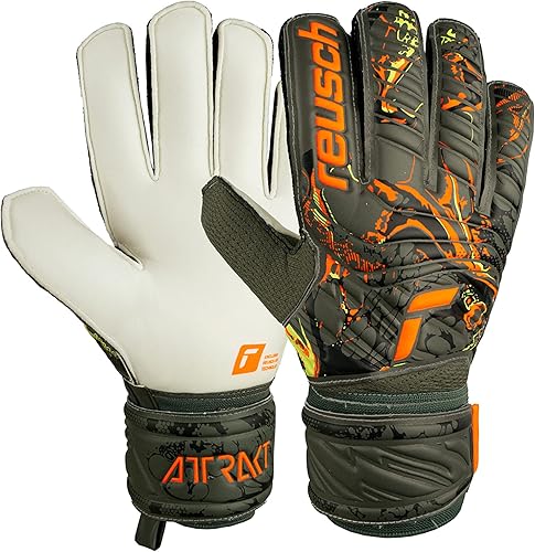 Reusch Attrakt - Guantes de portero sólidos talla 10