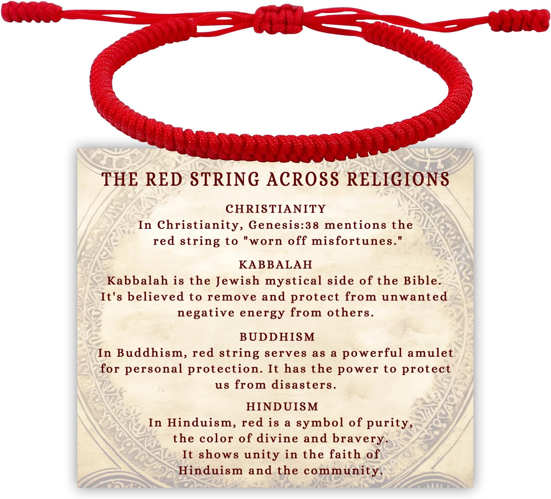 Red Bracelet for Women, Red String Bracelet for Protection, Baby Girls Boy Shower Gifts, Matching Jewelry for Couple Daughter, Infant Kid Kabbalah Braclets Christian Mens Good Luck Rakhi Gift