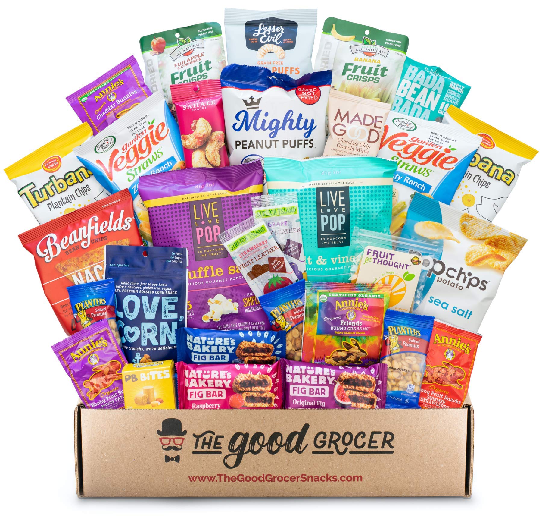 Buy ALL NATURAL Healthy Snacks Care Package (30 Ct) Bars, Cookies