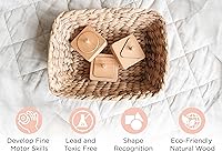 Vista 5 de Montessori - Rompecabezas para bebés de 1 año - Primer rompecabezas del bebé - Rompecabezas de madera con perilla para bebés y niños pequeños