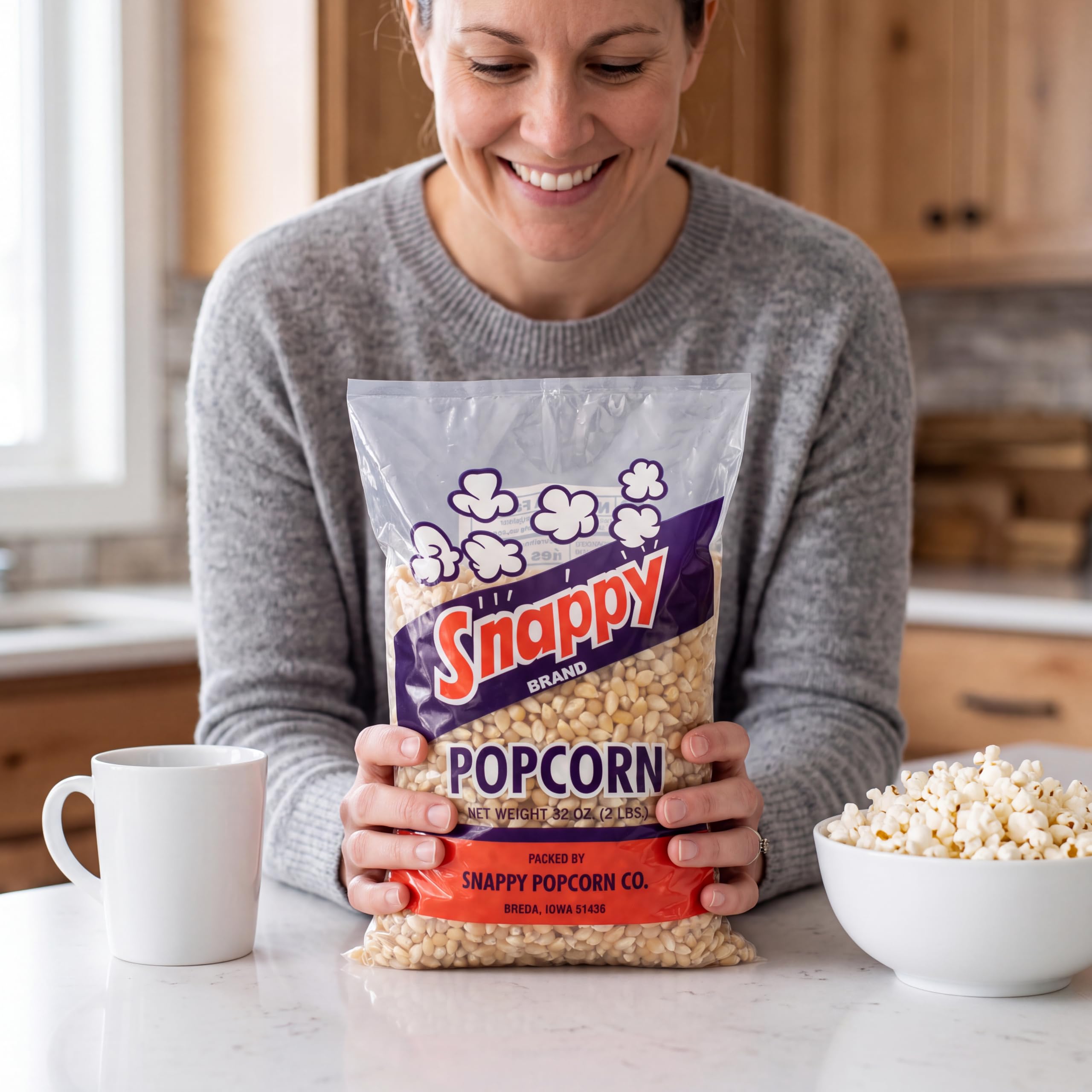 Amazon.com: Snappy White Popcorn Kernels for Popping with Pop corn