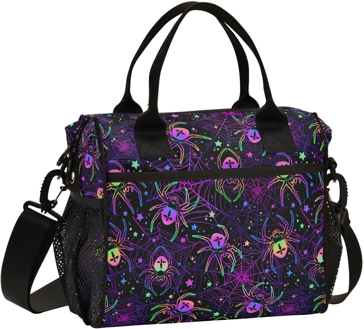 Magic Spider Lunch Bag Women Lunch Tote Insulated Thermal Leakproof High Capacity Lunch Cooler With Adjustable Strap Lunch Box