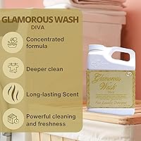 Vista 207 de Worldwide Nutrition Paquete: Tyler Candle Company Glamorous Wash Diva - Detergente líquido para ropa - Detergente para ropa Diva lavable a mano y a
