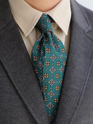 BATTISTONI Vintage zijden stropdas Italiaanse ontwerper vlinderprint pure zijden stropdas voor mannen made in Italy cadeau voor hem - België