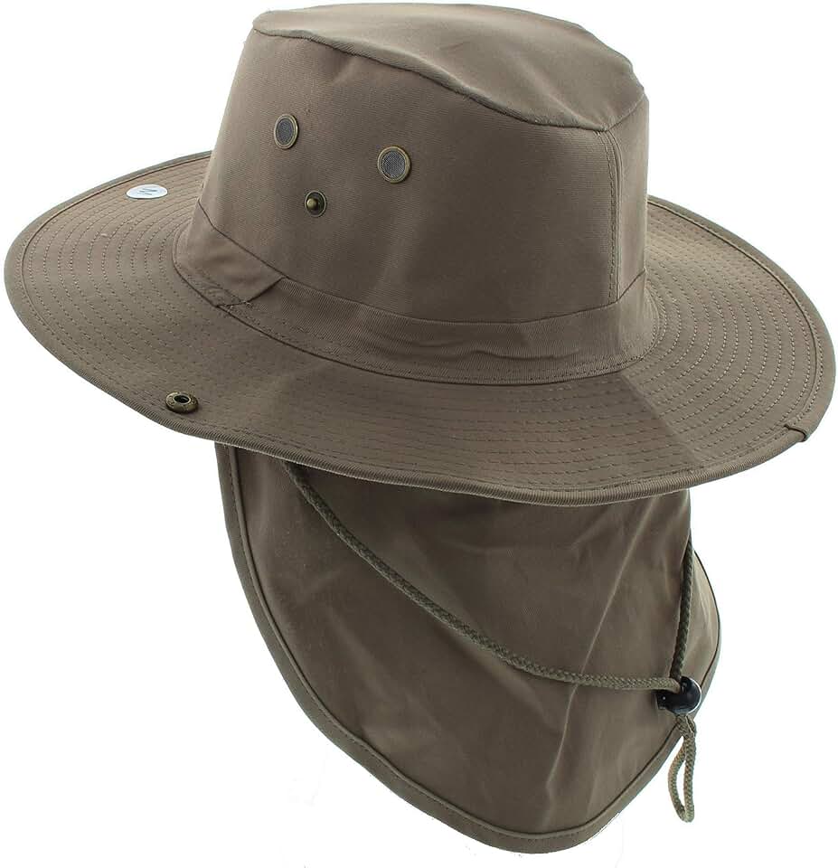boonie hat with neck flap