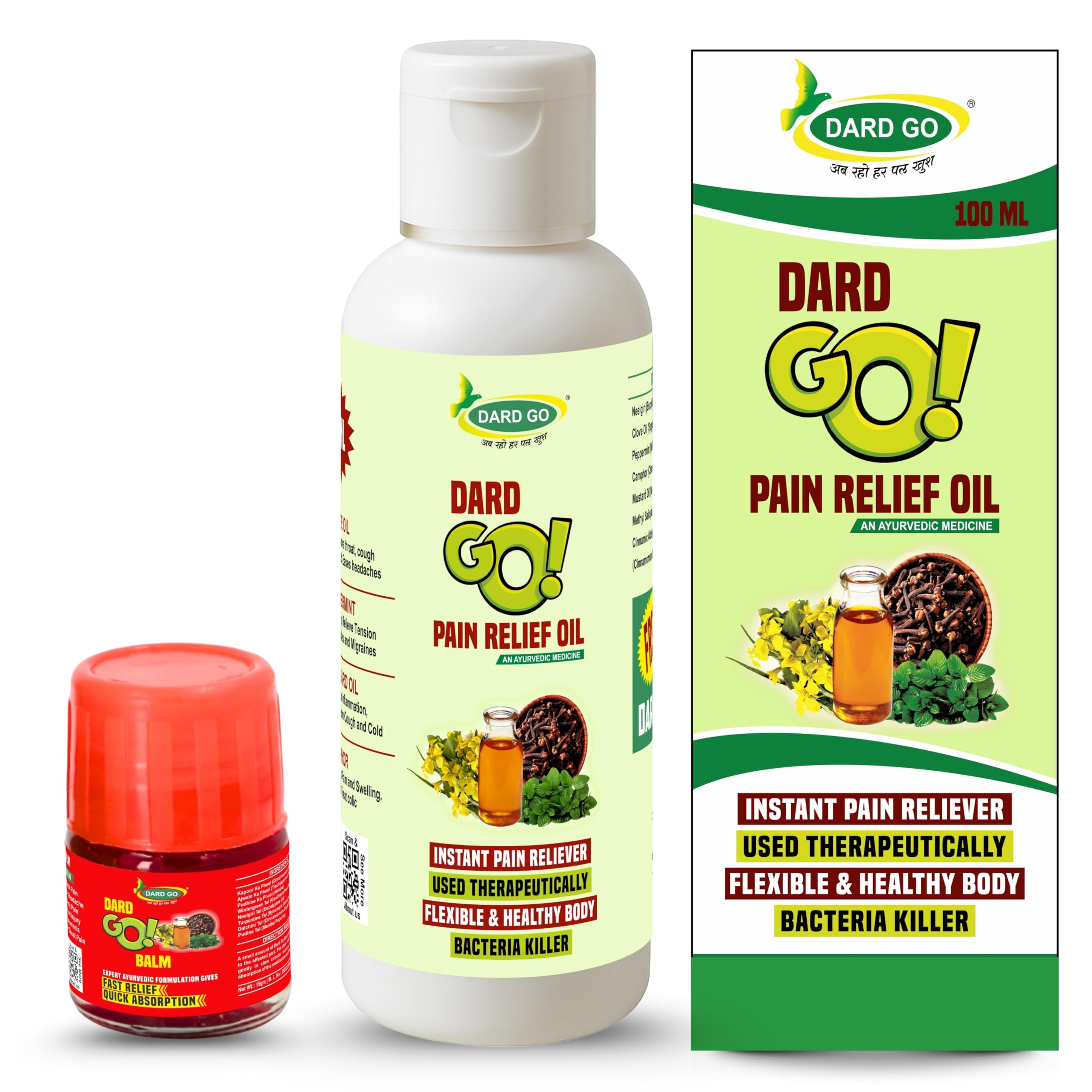 Pain Relief Oil | Ideal for Joint Pain, Knee Pain, Neck Pain, Back Pain, Shoulder Pain, Sciatica Pain | Instant Pain Reliever | Ayurvedic & Non-Sticky, 100ml (Pack of 1)-image-22