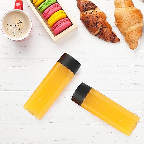 Miniatura 4 de 16 botellas sensoriales vacías con tapas, 10 onzas, de plástico transparente, reutilizables, a prueba de fugas, decorativas, para manualidades,