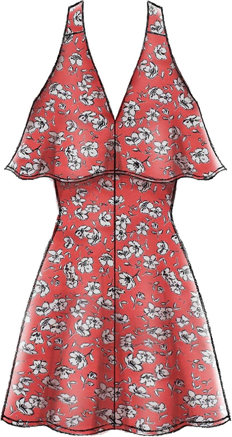 McCall Pattern McCall's Women's Jumpsuit and Dress, Sizes 6-14 Sewing Pattern, Plain