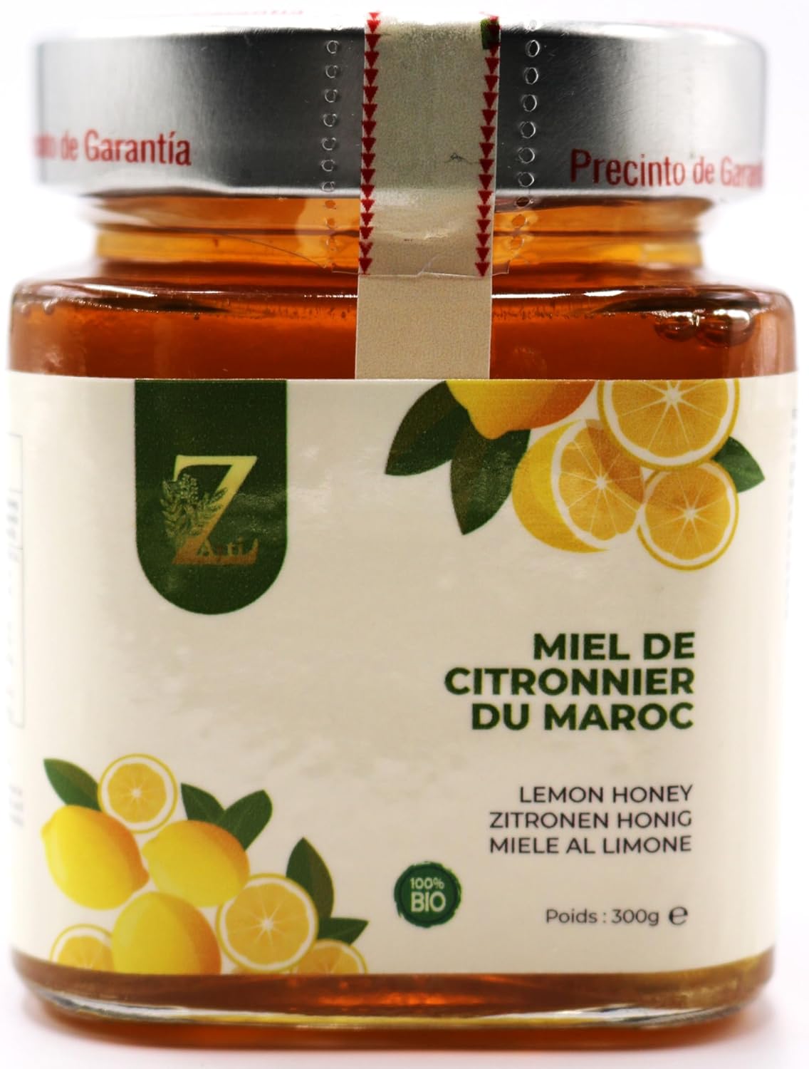 Lemon Honey from Morocco 300g - 100% Natural, Harvested in the Region of Souss Massa Draa, a rare and unique honey.