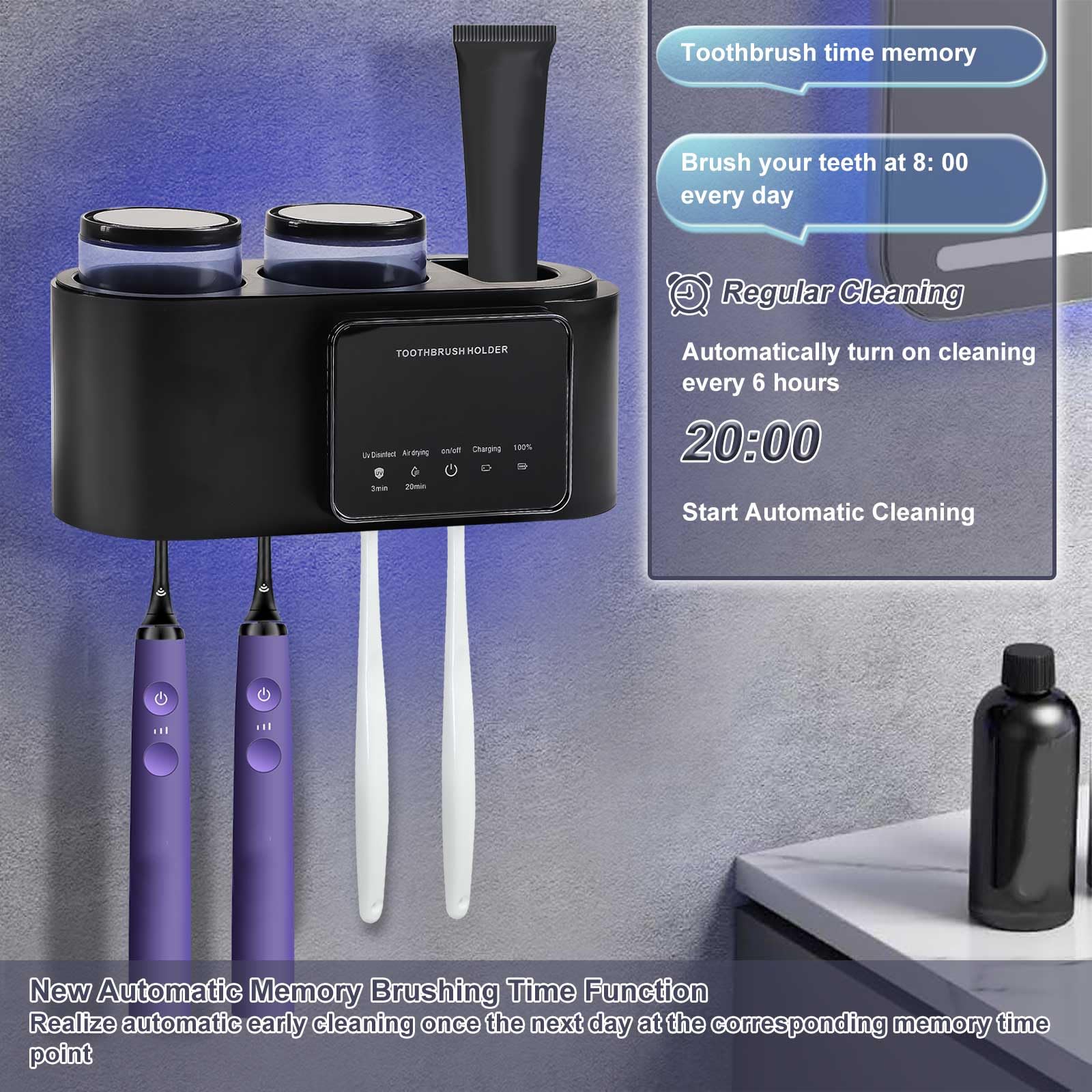 Automatische 360 Graden Tandenborstel - Tandenpoetsen - Tandenbleker - U-vormig