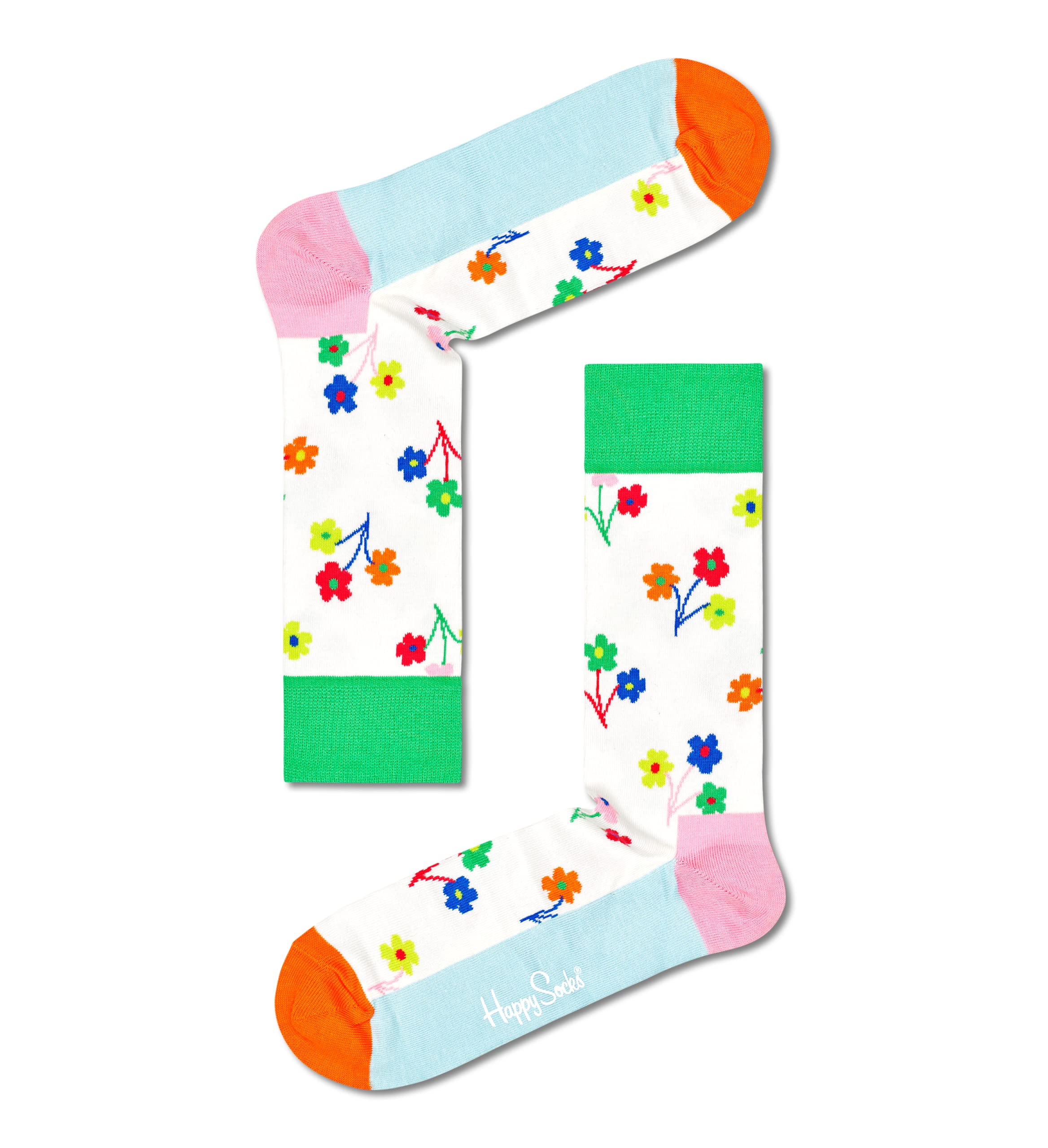 Happy Socks Summer Styles – Baumwollsocken für Männer und Frauen – mit farbenfrohen Blumen-, Pool- und Sommermustern