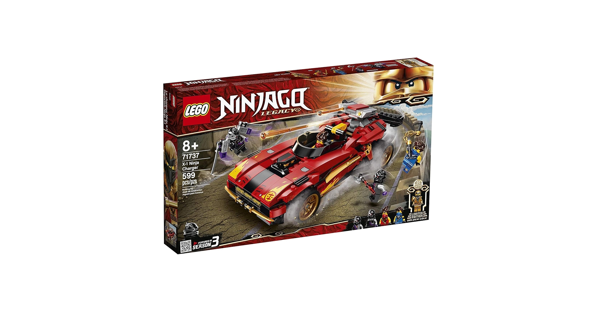 Amazon.com: LEGO 樂高NINJAGO Legacy X-1 忍者充電器71737 忍者