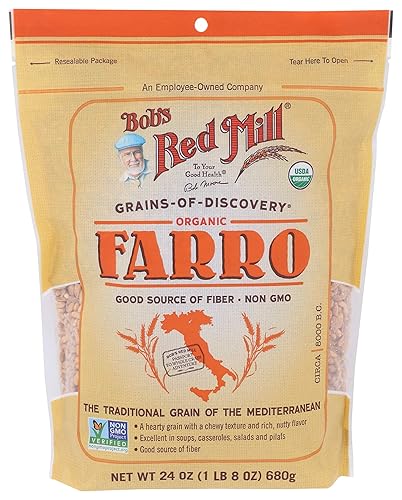 BOBS RED MILL - Farro orgánico de grano entero 24 onzas
