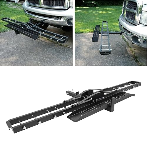 ECOTRIC 500LBS Motorcycle Trailer Hitch Carrier Scooter Dirt Bike Hauler