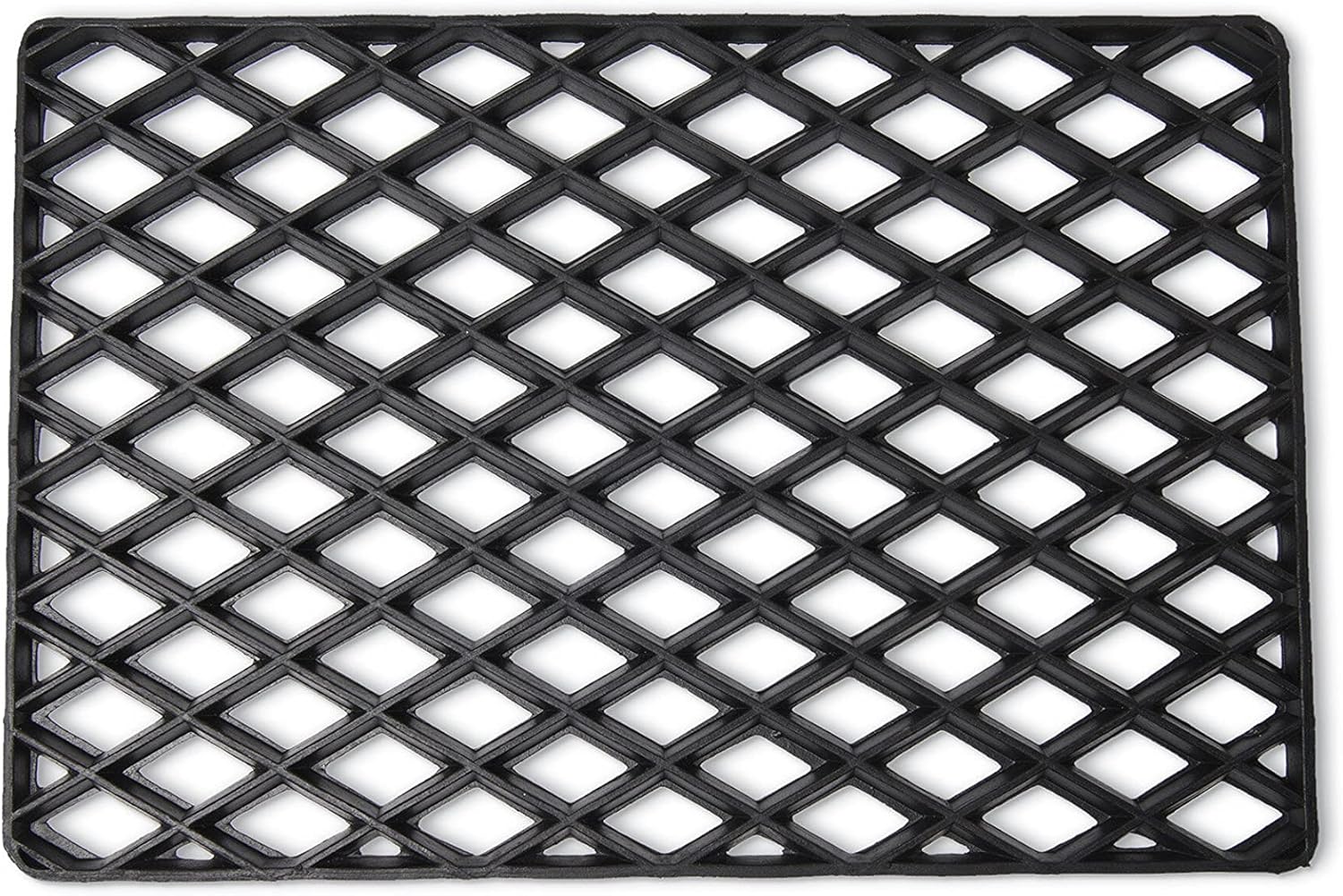 Gardener's Supply Company Rubber Grids for Boot Trays | Set of 2 Heavy-Duty Indoor Outdoor Rubber Grids for Faster Drying - Black
