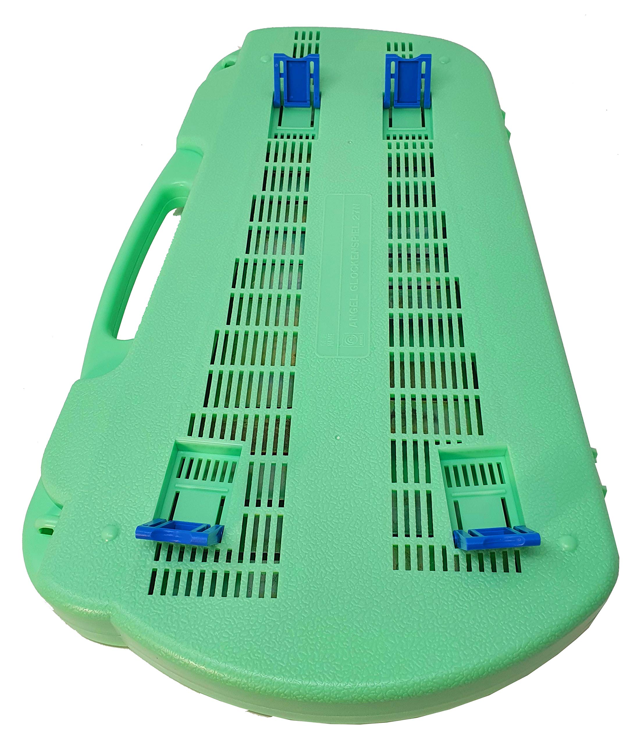 ROCKSTAR - Xilófono Glockenspiel Carrillón Metalofono Angel AG27N Cromático, 27 Teclas Colores con Estuche y Mazas. Para uso escolar ó domestico, Instrumento Musical Rítmico