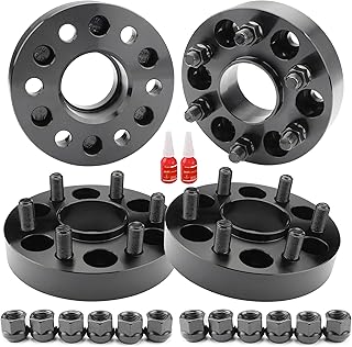 Richeer 6x120 Hubcentric Wheel Spacers for 2015-2023 Colorado 2015-2022 Canyon, 4 PCS 1.5 inch 6x120mm Wheel Spacer for Acadia Traverse Blazer XT5 XT6 with 14x1.5 Studs & 66.9mm Center Bore