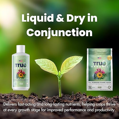 Miniatura 12 de True Organic Liquid Bloom Boost  Fertilizante orgánico de brotes, floración y floración  16 onzas líquidas cubiertas de botellas de 30 pies cuadrados