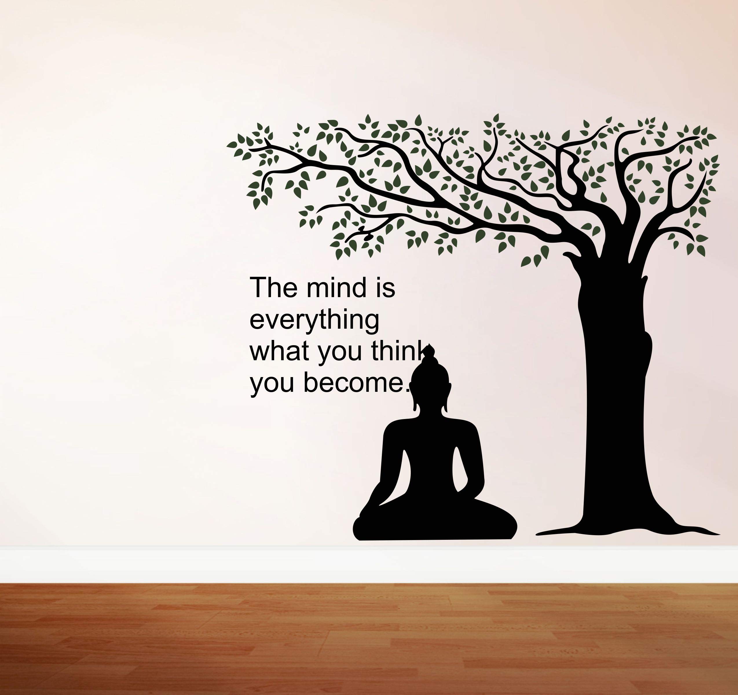 DECOR KAFE The Mind is Everything What You Think You Become Buddha Decorative Vinyl Wall Sticker (Multicolour, 50cmx58cm) (B08QJJK6ST) Amazon Price History, Amazon Price Tracker