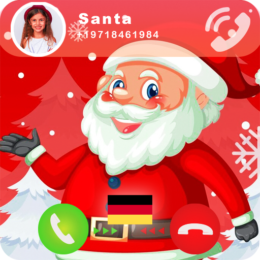 Sprechen Sie mit dem Weihnachtsmann Live: Führen Sie Live-Gespräche und lustige Videomomente mit dem Weihnachtsmann für ein fröhliches Erlebnis!