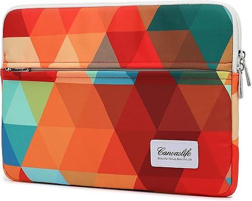 Vista 123 de Canvaslife Patten Laptop Sleeve 14 inch 14.0 inch Laptop Case Bag (flor amarilla)