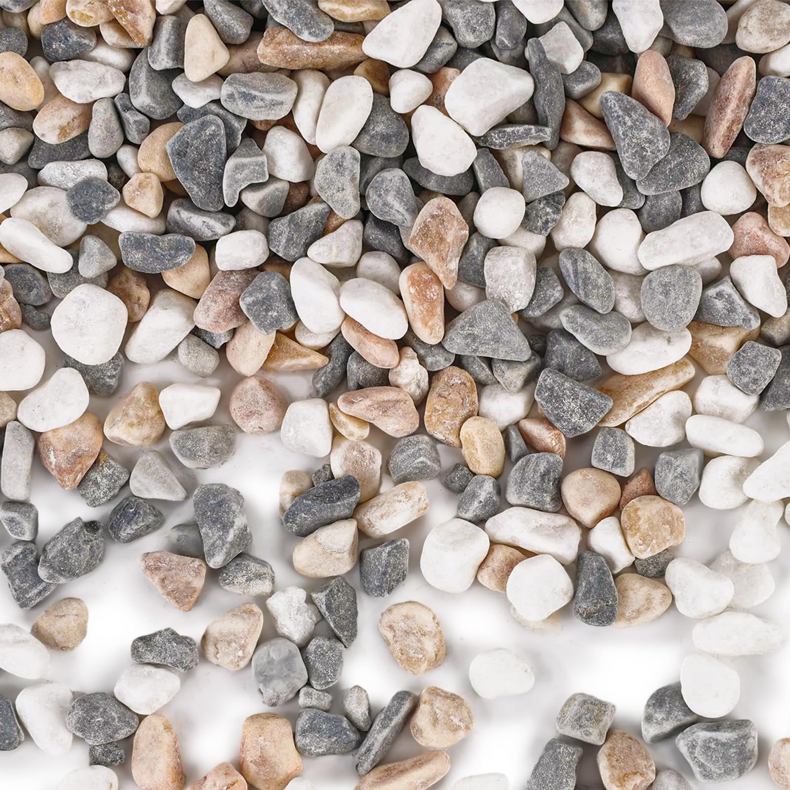 2LB Gravel Pebbles, Natural Decorative Stones For