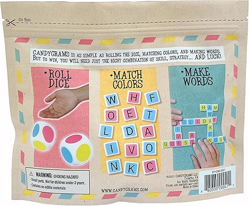 Miniatura 4 de CANDYGRAMS: El colorido juego de crucigramas | Portátil y fácil de jugar | Sin tablero o conteo de puntos | Juego divertido y de ritmo rápido