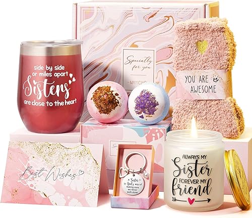 Miniatura 1 de Regalos para hermanas de hermana, regalos para el día de la madre, para hermana de hermano, regalos de cumpleaños para mejor amiga, para cuñada,