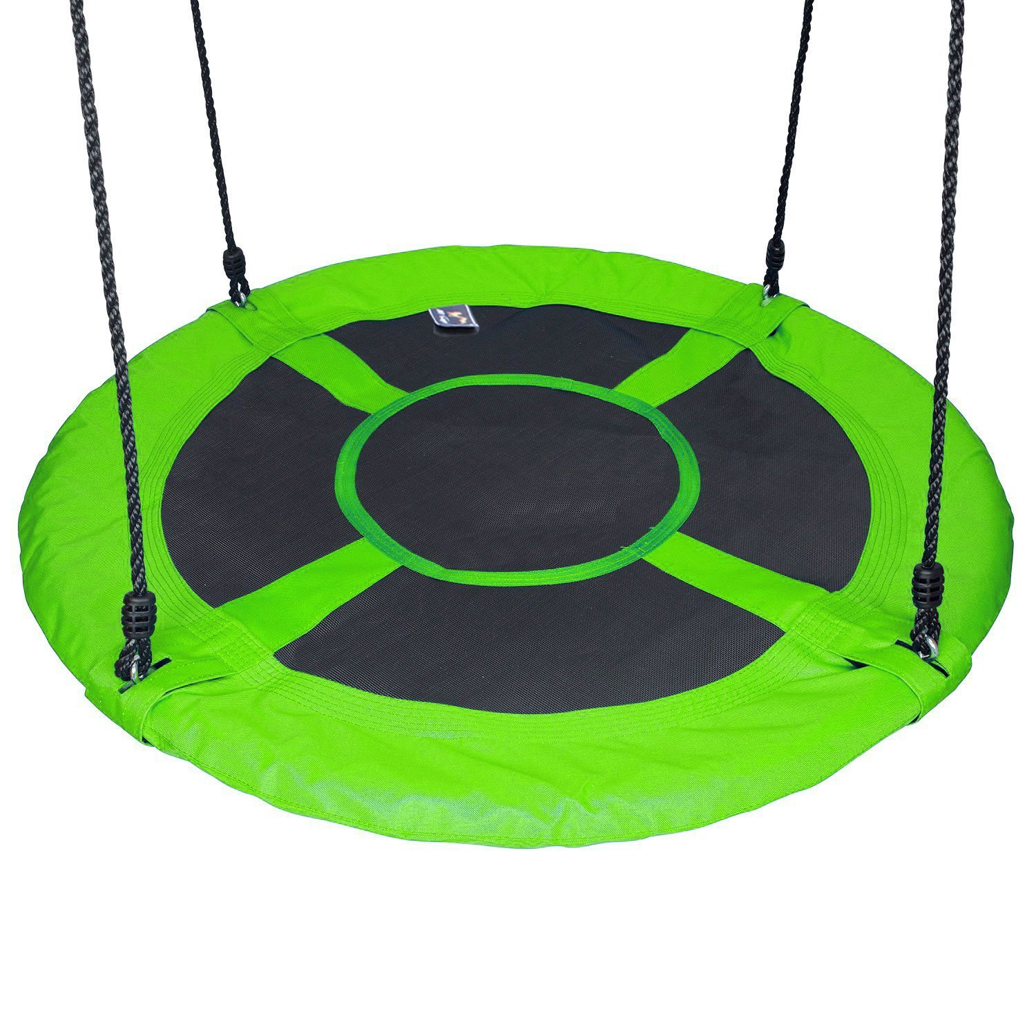 Disc Giant Nest Web Rope Hanging Tree Swing Seat Set Heavy Duty Easy to Set Up for Kids Children Adult Outdoor Backyard Garden 40"/24"