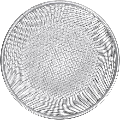 Miniatura 8 de Tamiz de suelo de acero inoxidable, versátil herramienta de jardinería a prueba de óxido con pantallas de malla, colador con guantes antideslizantes