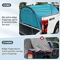 Vista 4 de EighteenTek Camión Tienda Campo Camper Camper Shell Pop Up Instalación Automática Impermeable PU2000mm Doble Capa Rainfly Ajustable 5 5.5 6 6.5 8