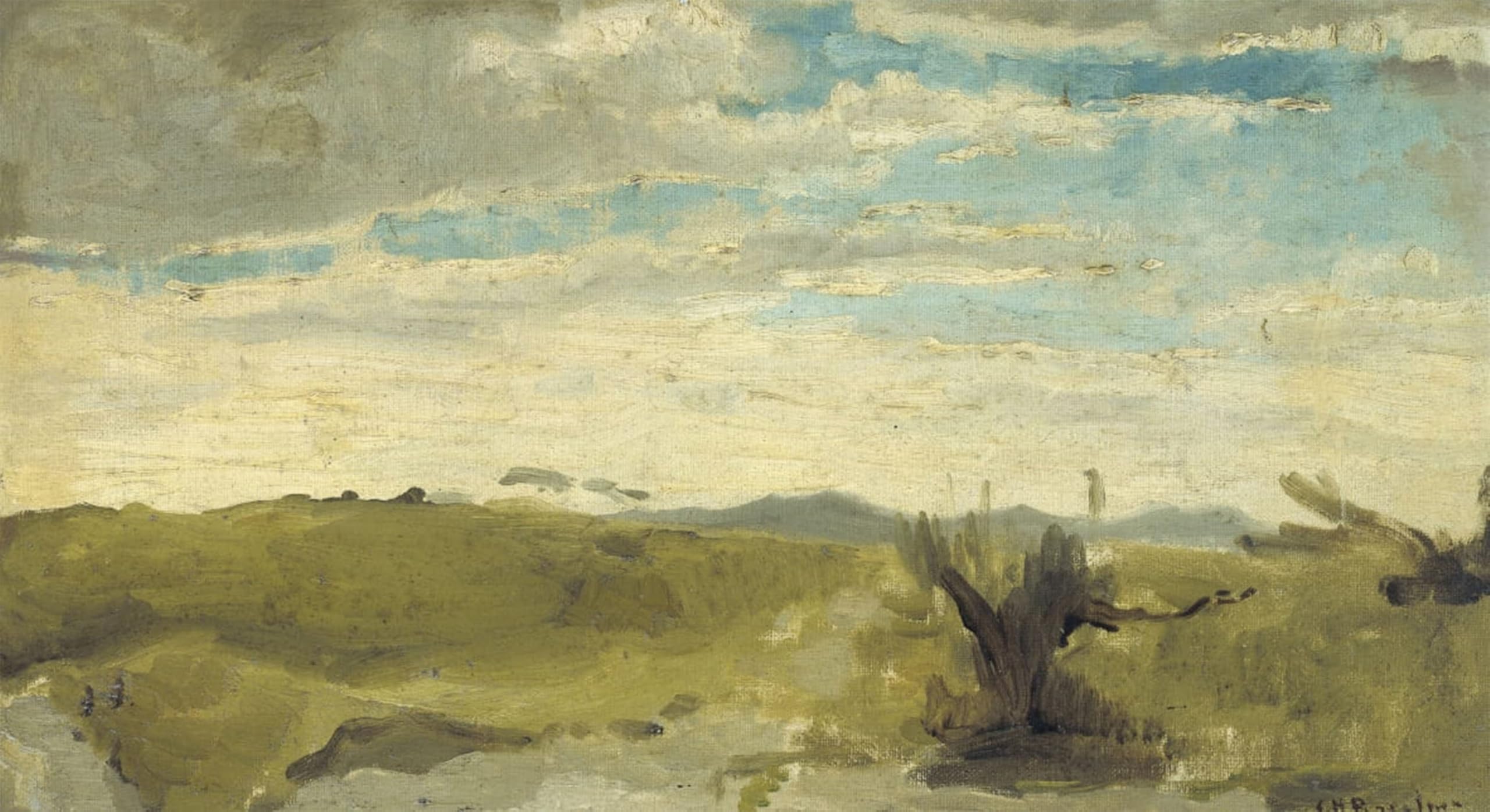 Artxlxxbn No Frame Famous Prints Artwork Pictures Poster Painting Art View In The Dunes Near Dekkersduin By George Hendrik Breitner Artwork Landscape Pictures For Home Decor 60X90cm