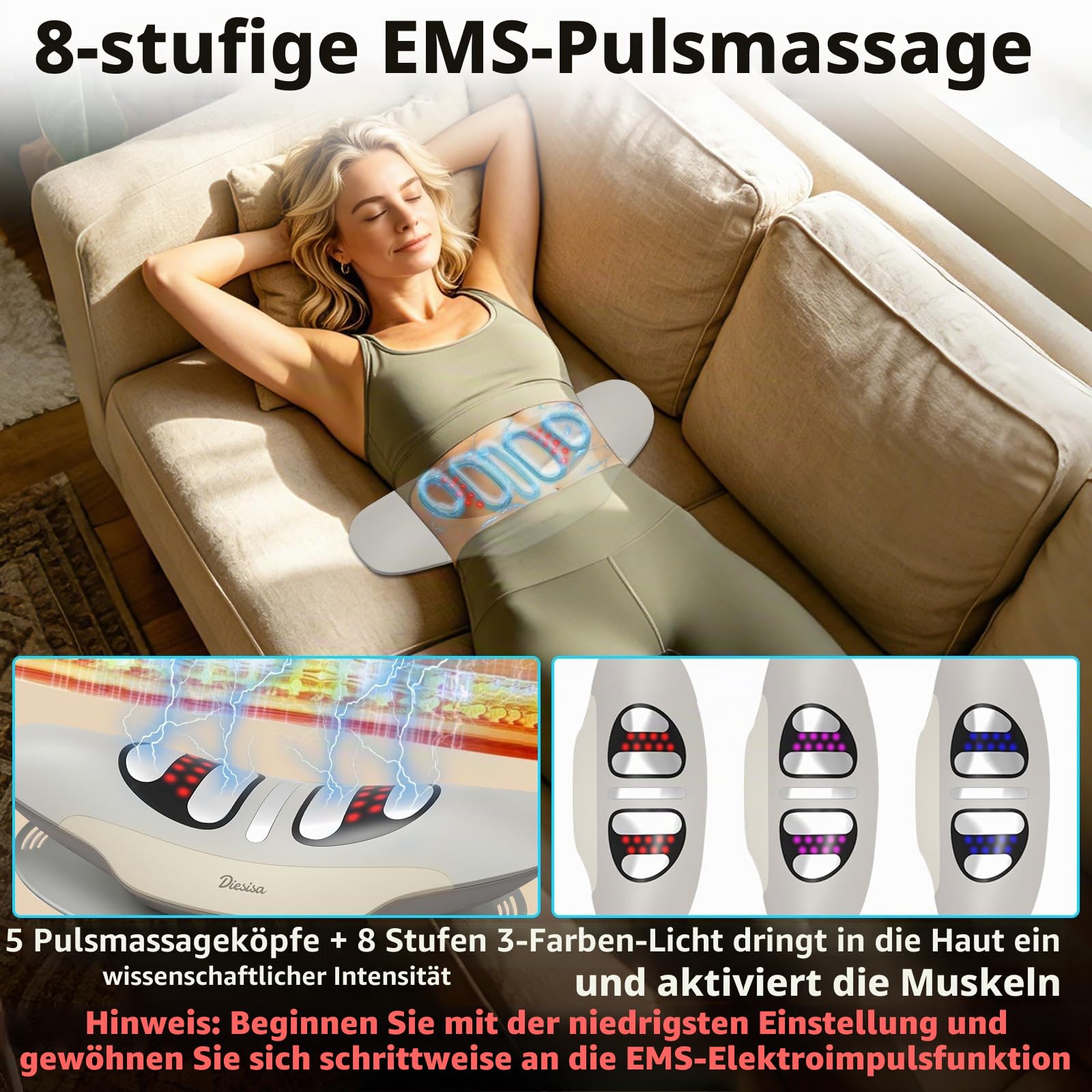 Diesisa Elektrisches RüCkenmassagegeräT: RüCkenmassage dynamischer Traktion