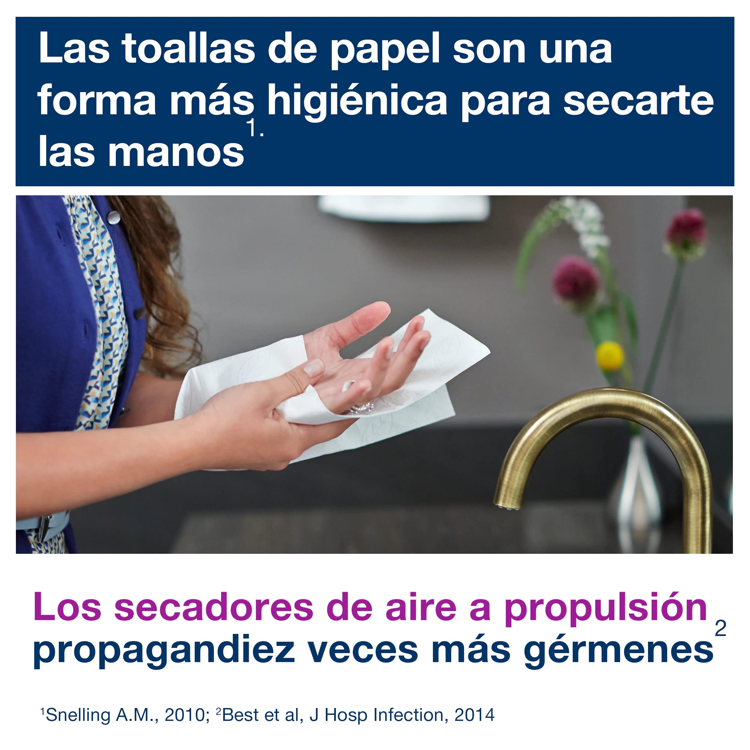 Tork Toallas de mano de papel Tork Advanced plegadas en V, surtido en tamaño y estilo