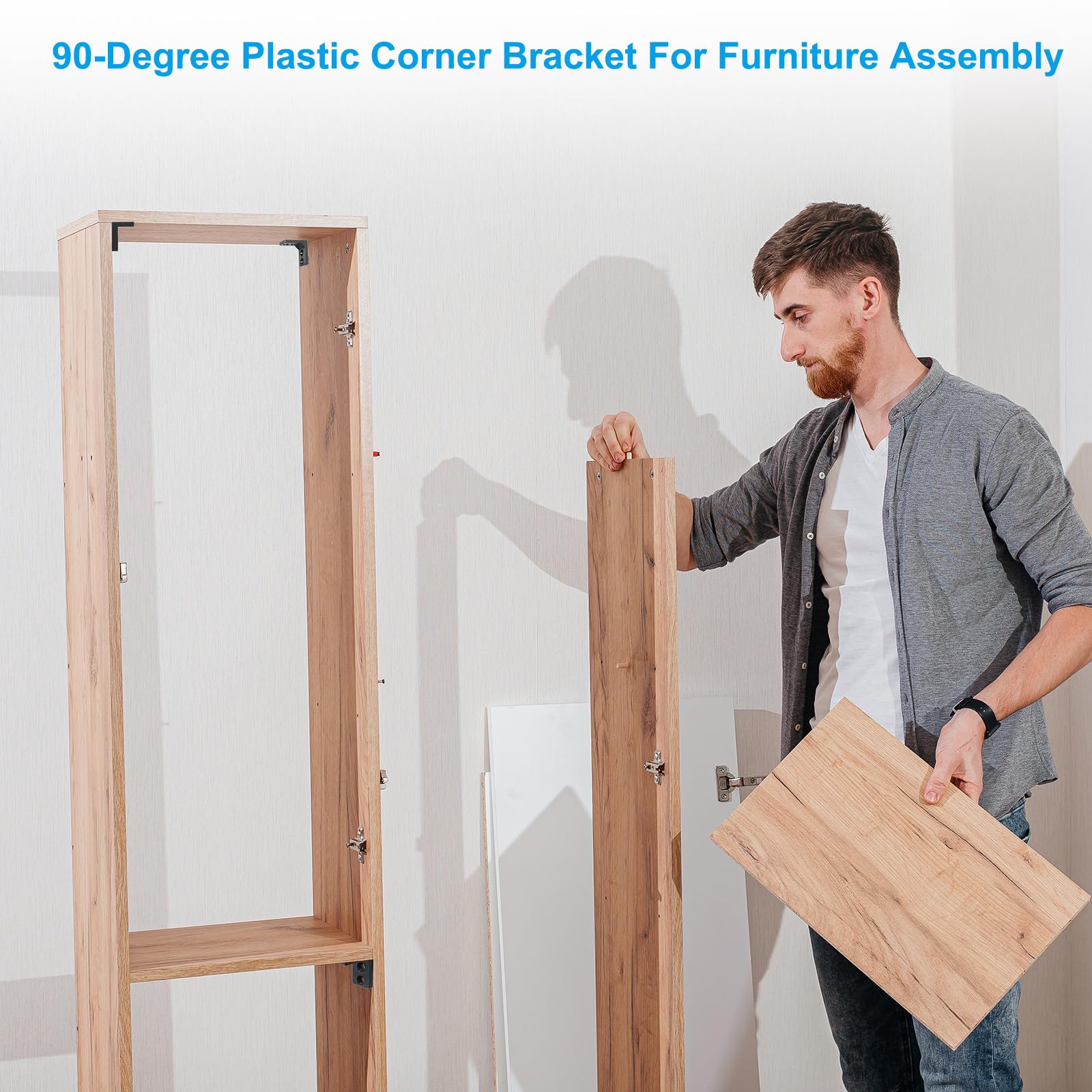 PATIKIL Plastic Corner Braces 27x27x27.3mm - Image 4