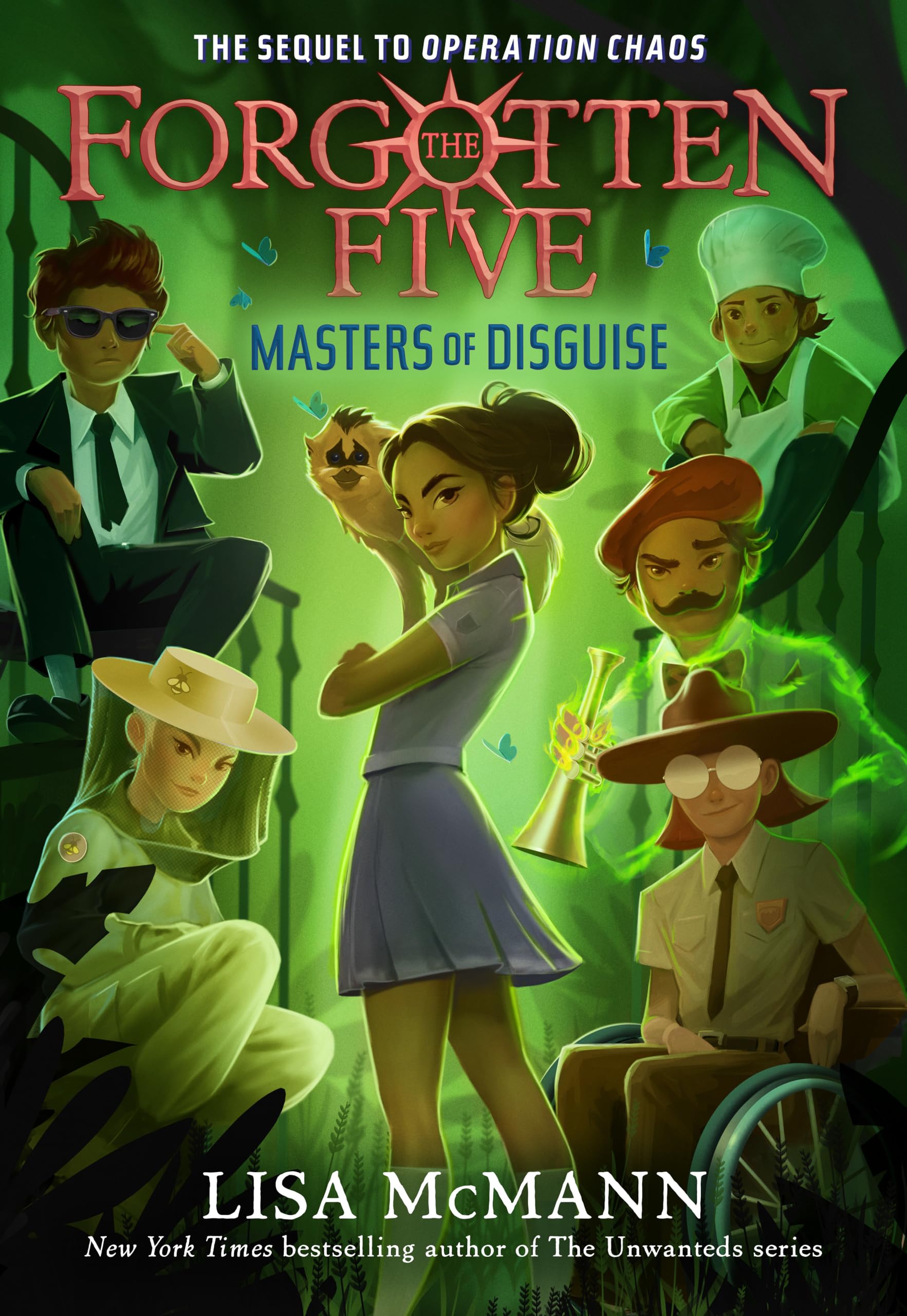 洋書 5 special edition books Masters of Disguise (The Forgotten Five, Book 6) : McMann, Lisa