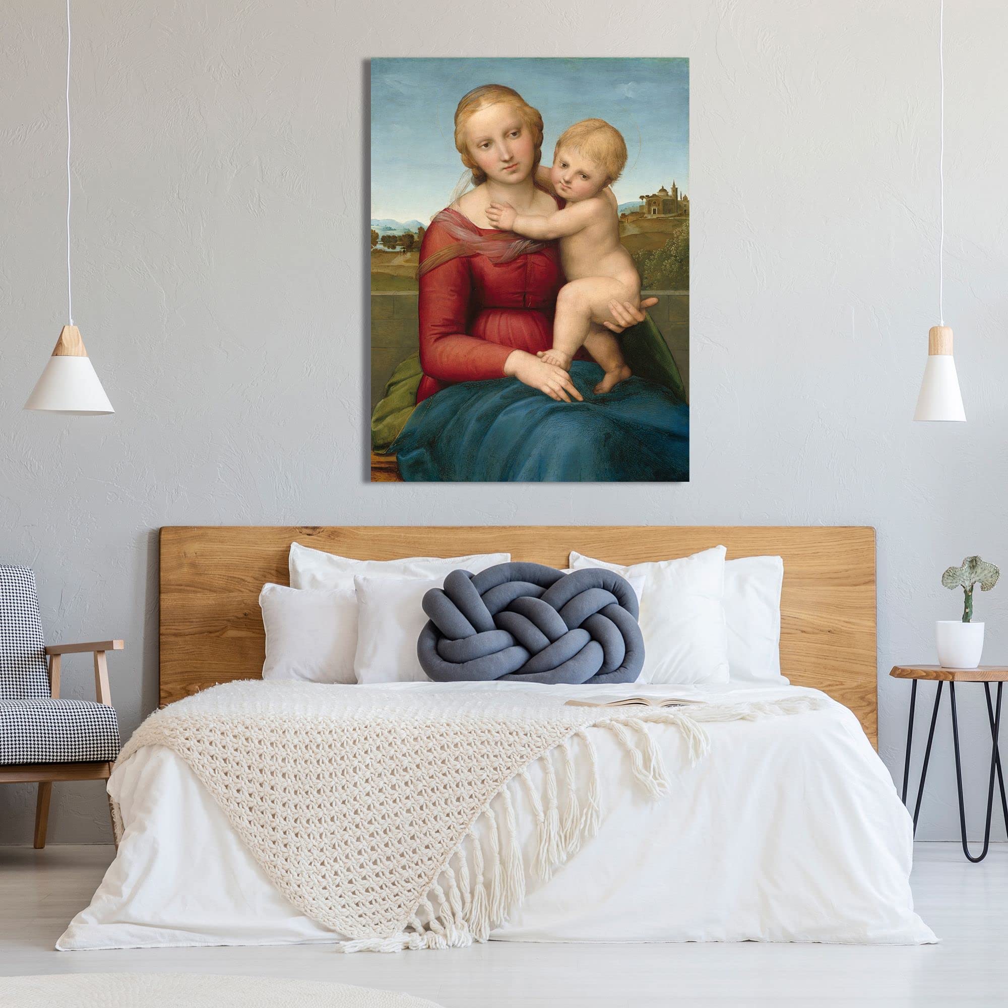 Art Print Cafe – Leinwandbilder Raffaello, The Small Cowper Madonna – 60 x 40 cm