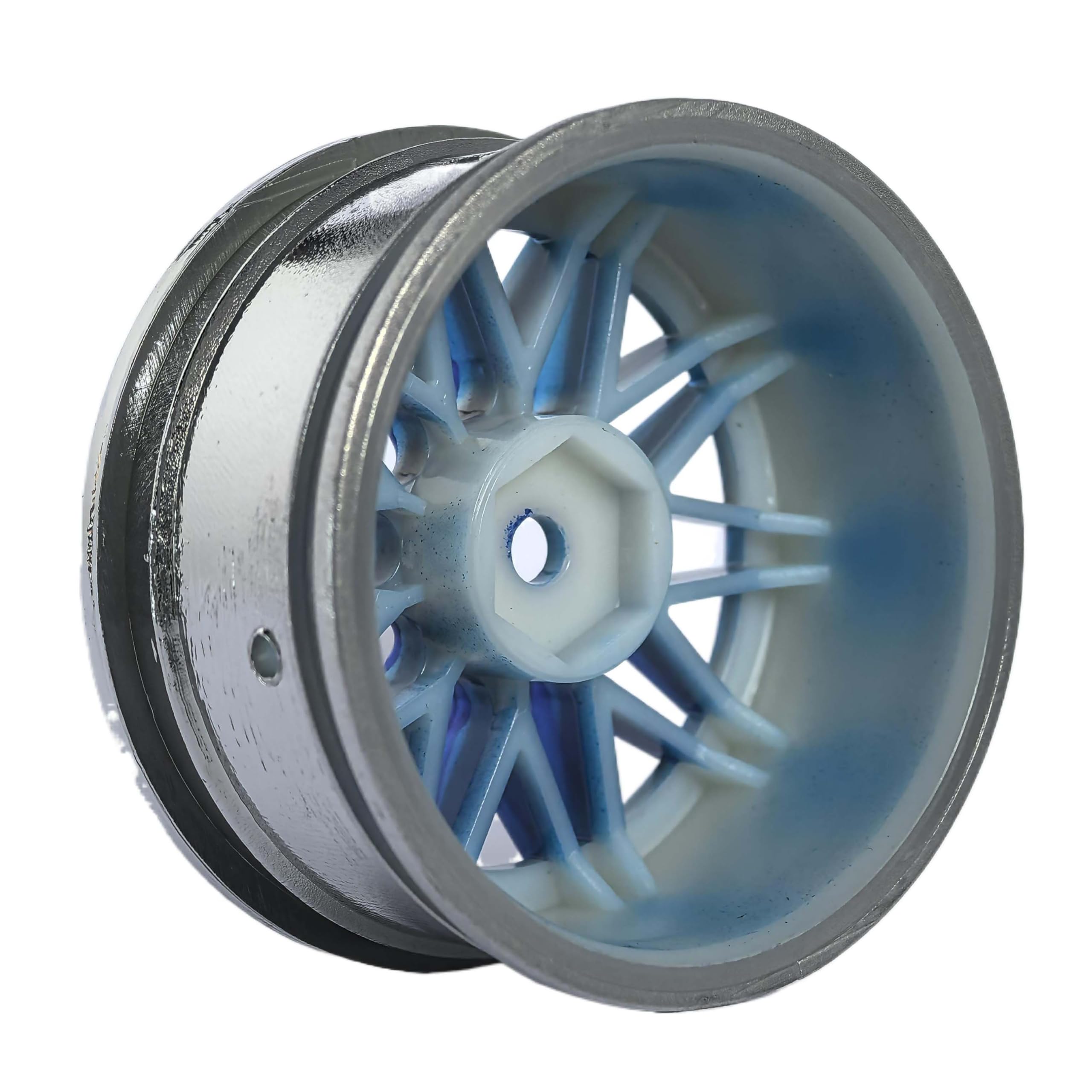 RC Auto Reifen 65mm - Gummireifen Mit Felgen Für 1/10 On-Road Cars