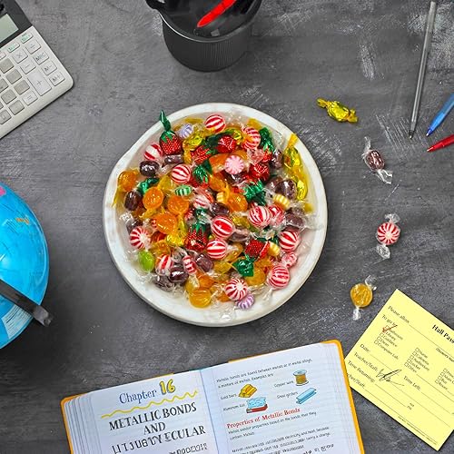 Miniatura 4 de Caramelos duros a granel – Mezcla clásica envuelta individualmente de 4 libras – Paquete variado de dulces de oficina para escritorio, mostrador