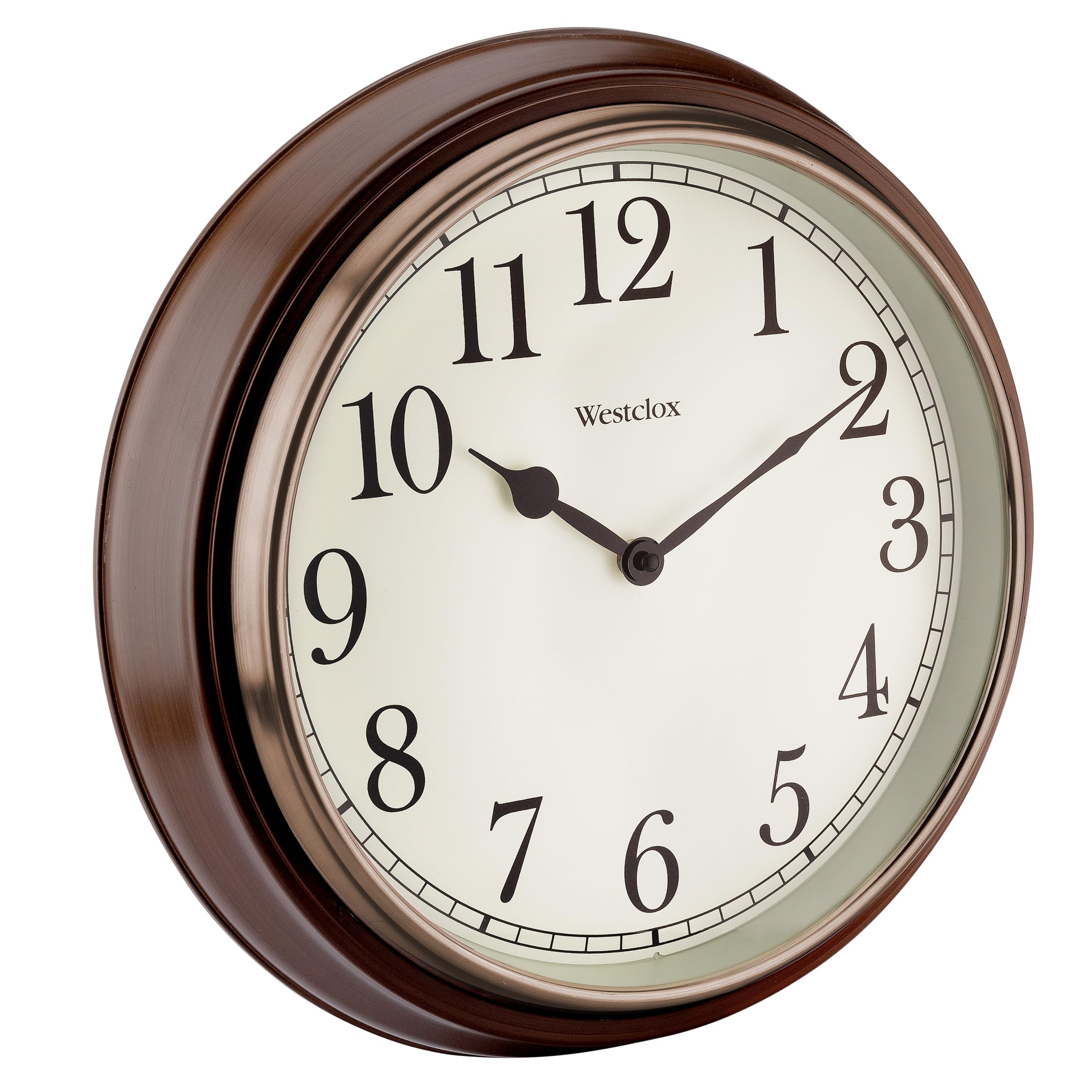 Amazon.com: Westclox 15.5-Inch Traditional Woodgrain Wall Clock