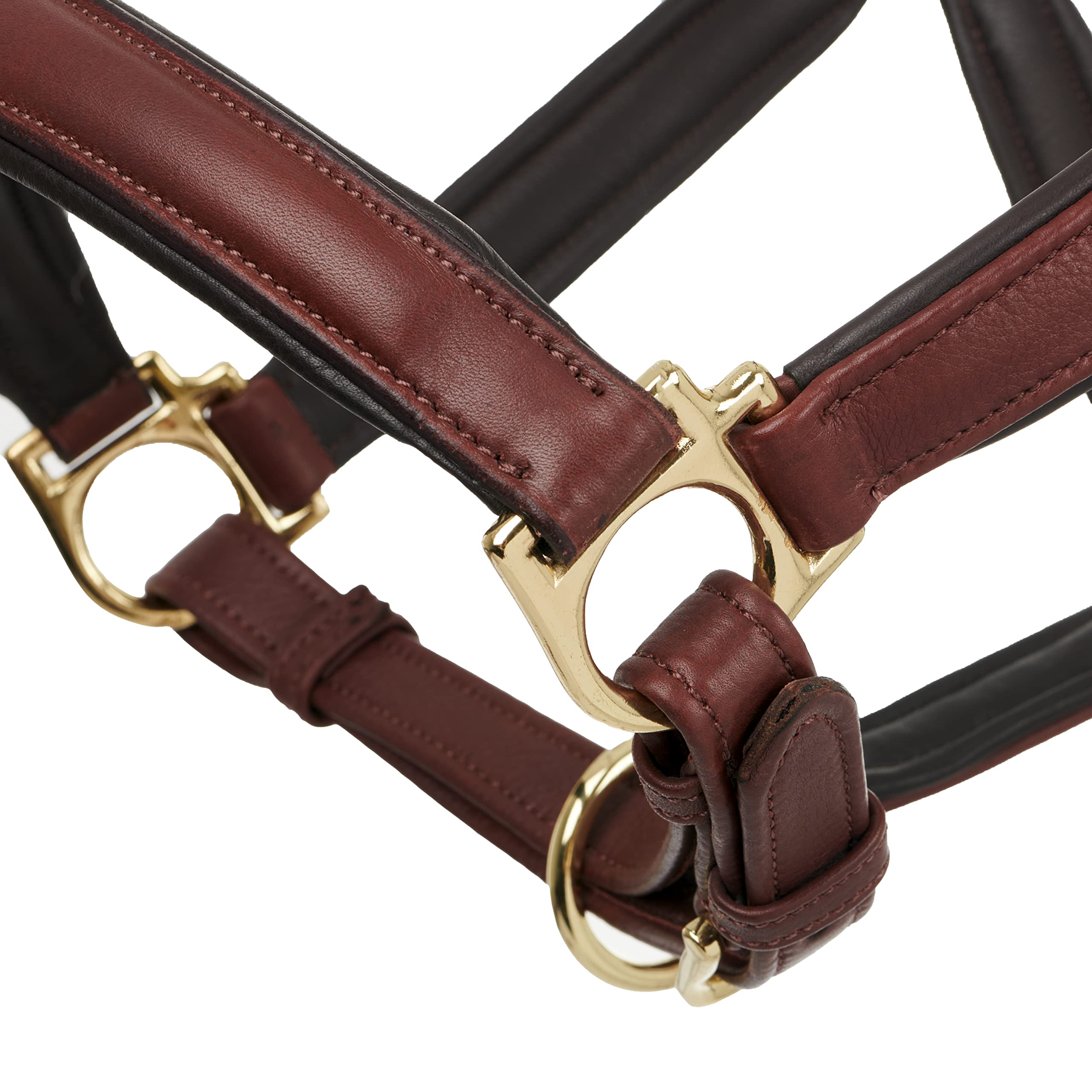 Lemieux Anatomic Leather Headcollar Brown - Full