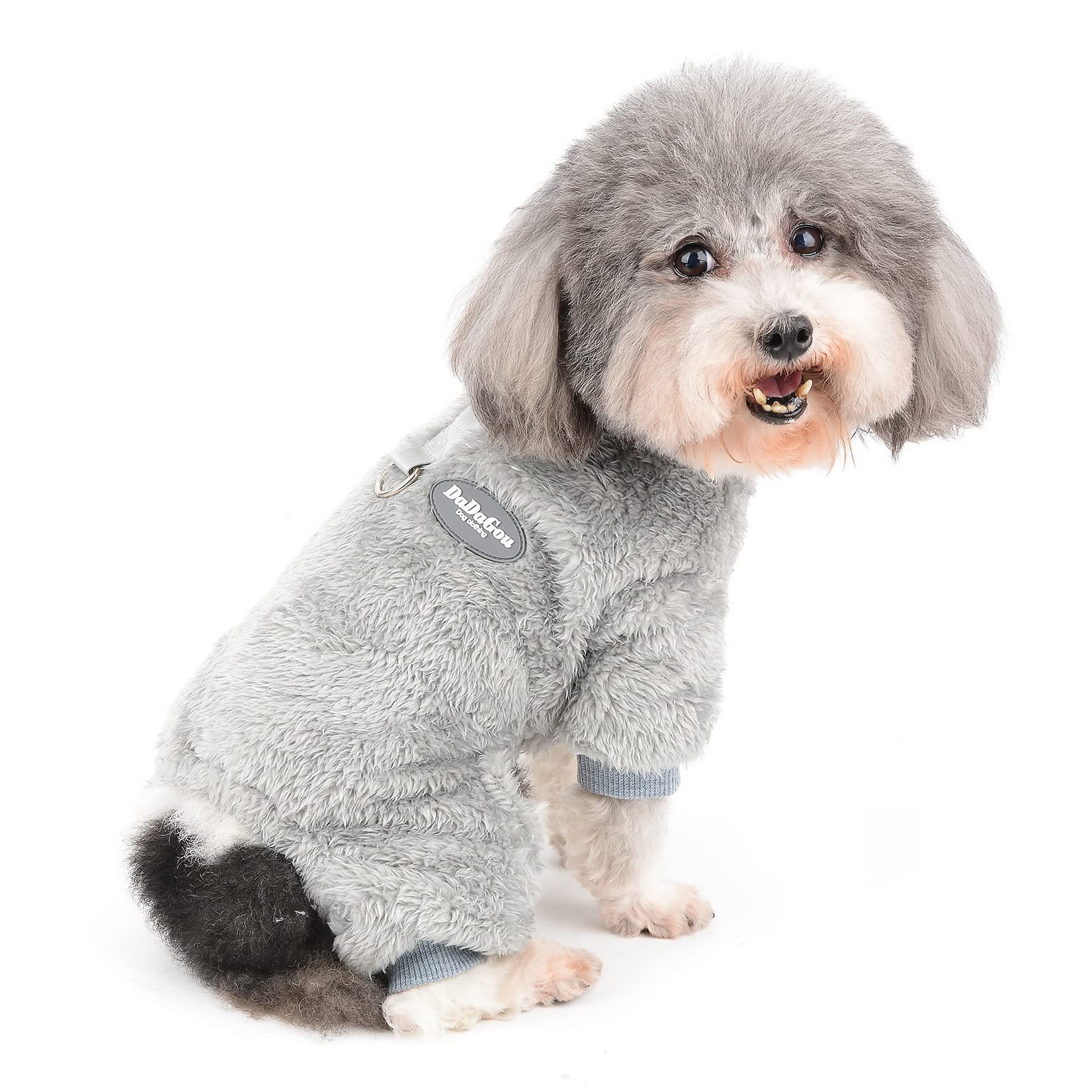 Welpen-Schlafanzug Aus Samt – Camouflage-Design | Für Chihuahua, Yorkie & Kleine Rassen | Winter-Einteiler Mit 4 Beinen
