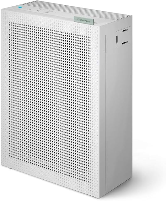 COWAY Airmega 150 AP-1019C Air Purifier with GreenHEPA technology, Removes 99.999% of harmful particles in the air*, ECARF certified for allergy sufferers, for rooms up to 73 m² (Dove White)