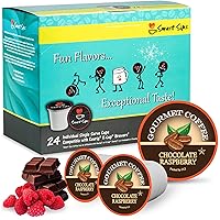 Vista 100 de Smart Sips, Pumpkin Spice Cinnamon Roll Coffee, Medium Roast, Gourmet Flavored Coffee Single Serve Pods for Keurig K-Cup Brewers, 24 Count