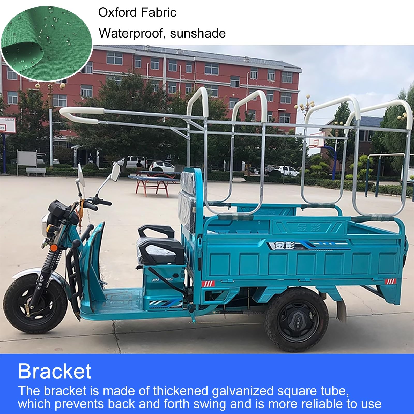 Telo Copri-Triciclo Elettrico Telo Copri-Triciclo Impermeabile per Adulti Copertura Facile da installare per Tutte Le Bici a 3 Ruote Copertura per Triciclo per Adulti Facile da installare (b