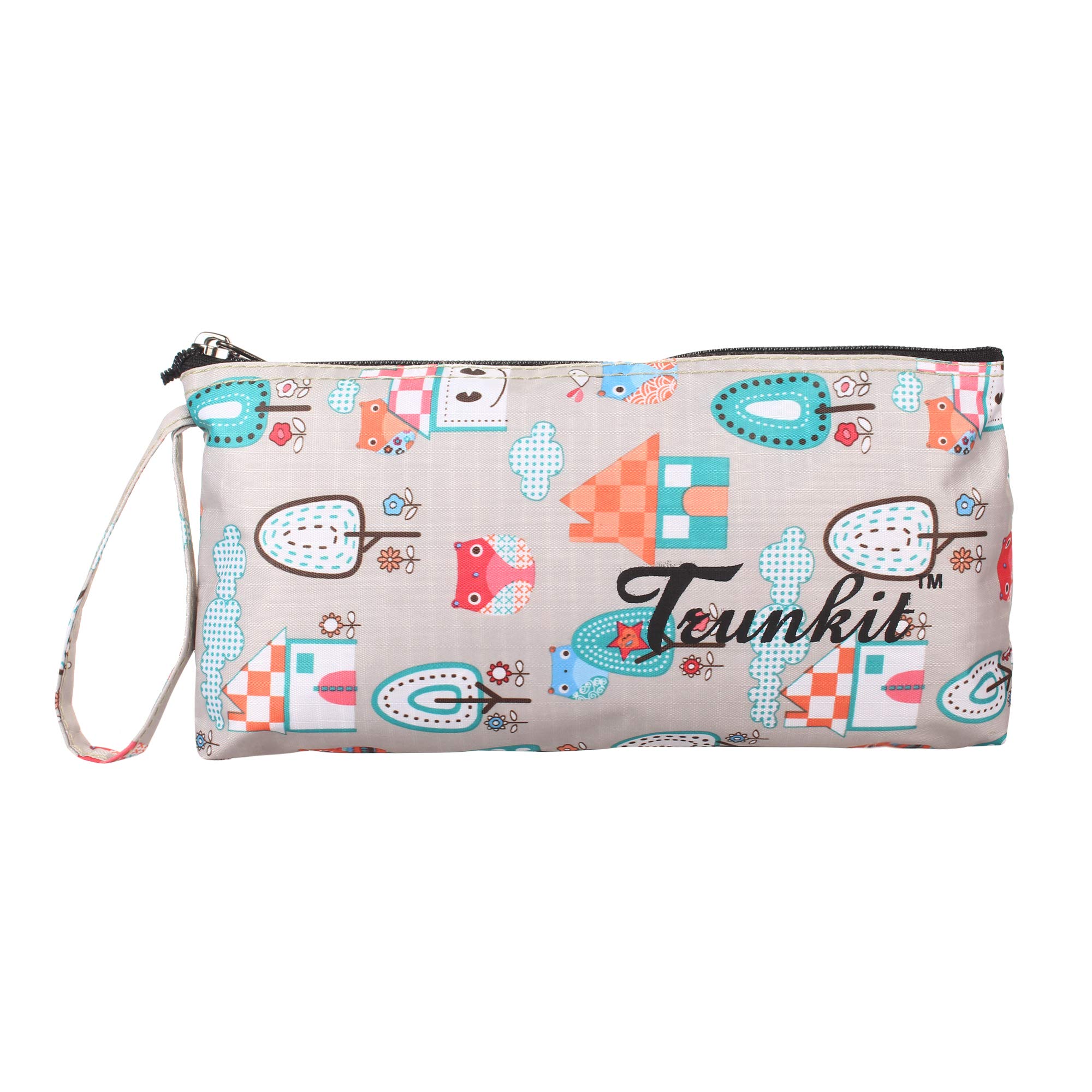 Trunkit Design Canvas Zipper Pouch for Women Set of 2 (Grey) (B07T4NJGXD) Amazon Price History, Amazon Price Tracker
