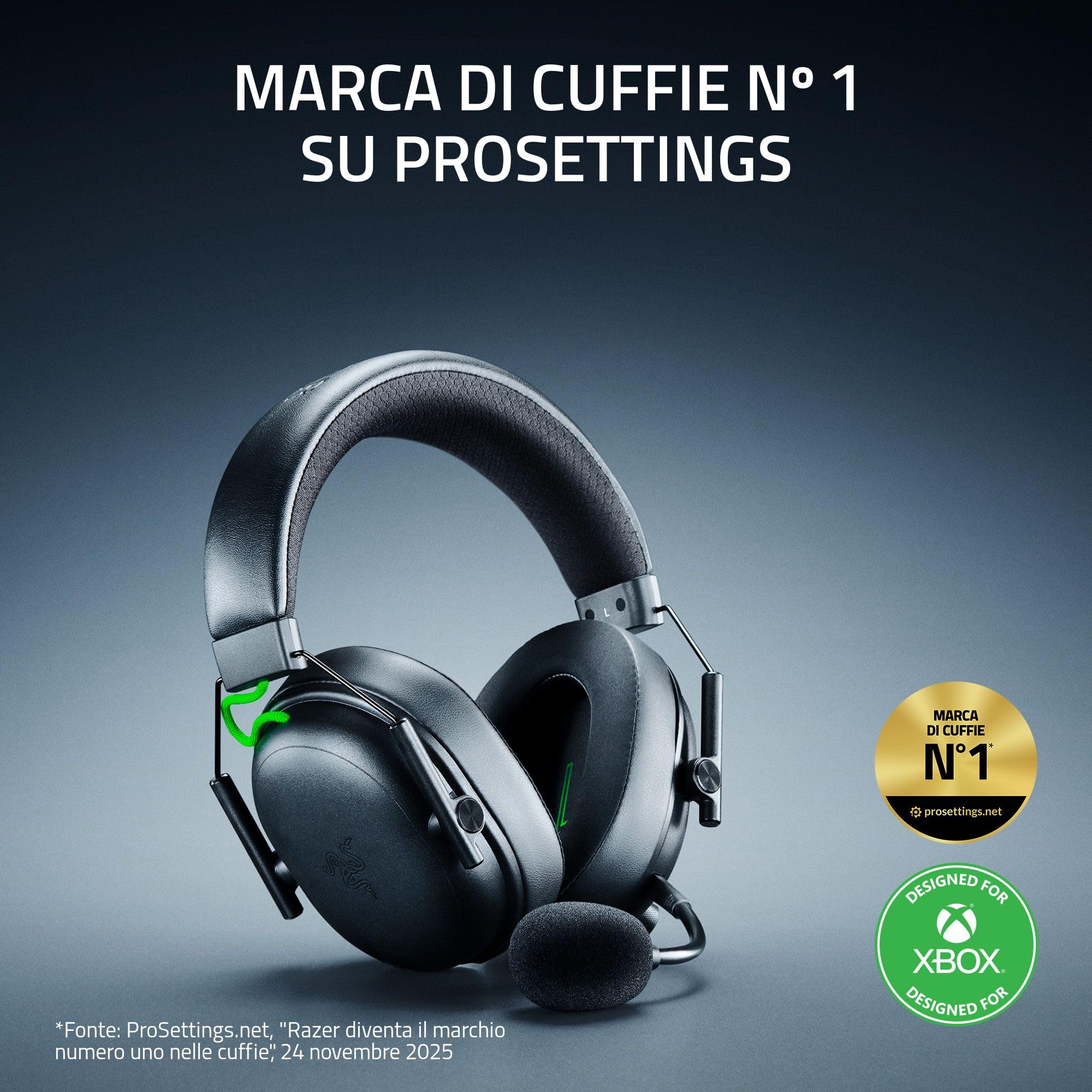 Razer BlackShark V3 XBOX S|X - Orecchette Esportive Wireless - Dettaglio