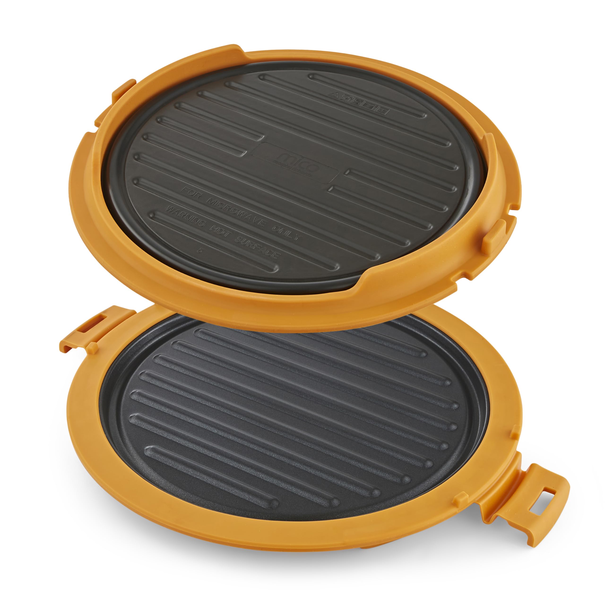 Morphy Richards MICO 511651 runder Grill, schnelles & einfaches Mikrowellen-Kochen, kompaktes Design, fortschrittliche Heatwave-Technologie, Antihaftbeschichtung, gesunde Ernährung, Fajitas, Burger