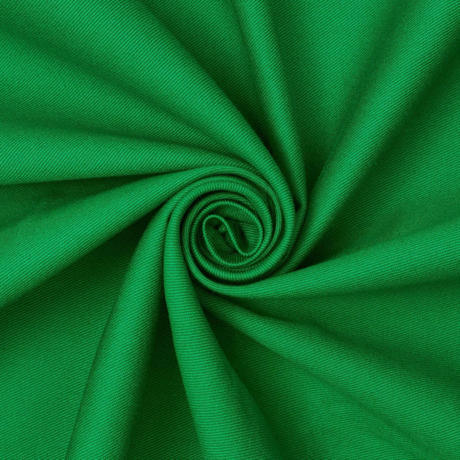 Mason Chino Twill Fabric Hypoallergenic Dyeing Prepared Cotton by The Yard for Apparel & Décor - Hunter Green (10 Yards)